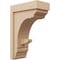 Ekena Millwork 7"W x 14"D x 21"H Classic Warren Rough Cedar Woodgrain TimberThane Corbel, Primed Tan CORUR07X14X21WARRCPR - alternate 1